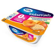 Krémtúró MIA barack-keksz 0%  90gr Milli