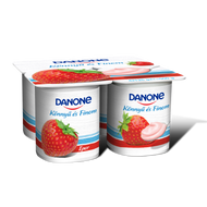 Gyümölcsjoghurt 4*125gr eper  Danone