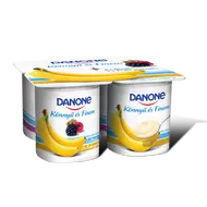 Gyümölcsjoghurt  4*125gr erdei-banán  Danone