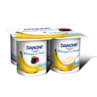 Gyümölcsjoghurt  4*125gr erdei-banán  Danone