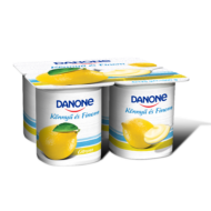 Gyümölcsjoghurt  4*125gr citrom Danone