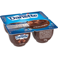 Danette krémpuding  4*125g csokoládé Danone
