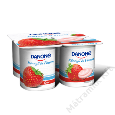 Gyümölcsjoghurt 4*125gr eper  Danone