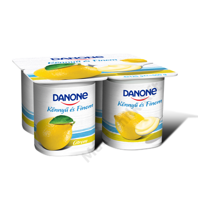 Gyümölcsjoghurt  4*125gr citrom Danone