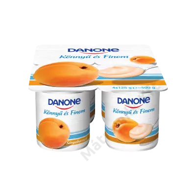 Gyümölcsjoghurt  4*125gr sárgabarack  Danone