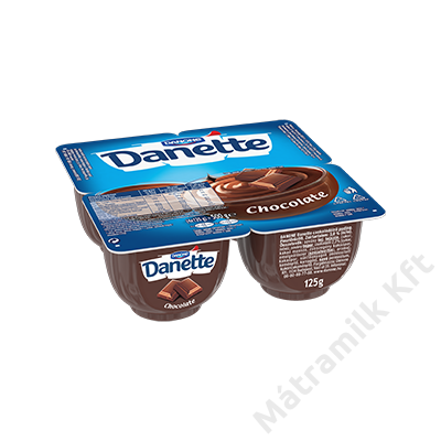 Danette krémpuding  4*125g csokoládé Danone
