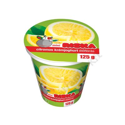 Krémjoghurt citrom 125g RISKA Alföldi
