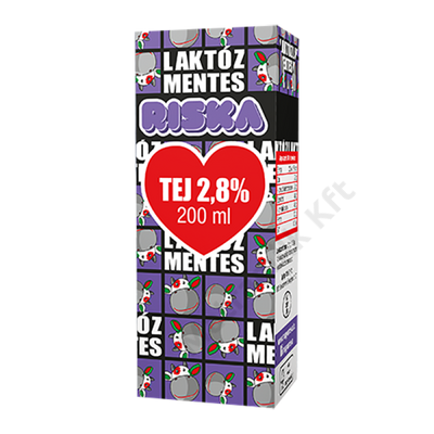 Laktózmentes UHT tej 2,8% 1l RISKA
