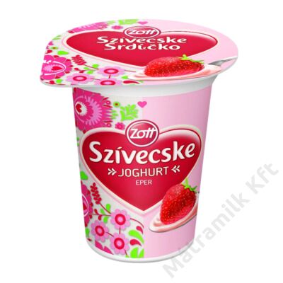 Szívecske joghurt 125g Zott