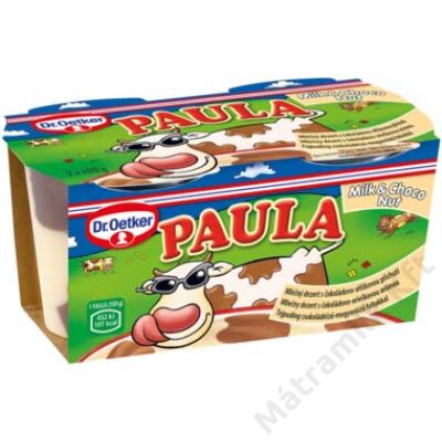 Puding PAULA csoki mogyorófoltos 2*100g
