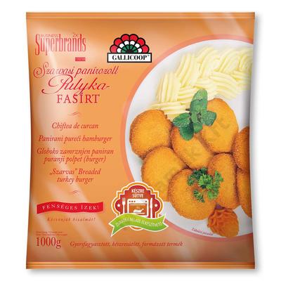Fagy.Pulykafasírt panír 1kg Gallicoop