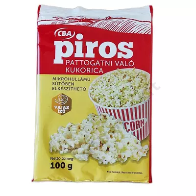 Popcorn 100g vajas CBA