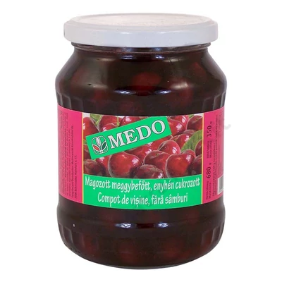 Meggybefőtt magozott 720ml Medo
