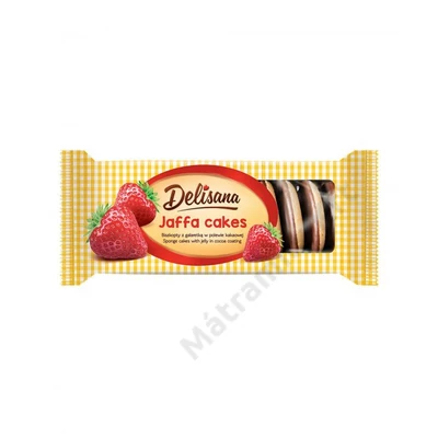 Piskótakorong epres 135g Delisana